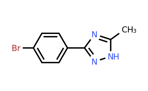 CAS 170230-86-1 | 3-(4-Bromophenyl)-5-methyl-1H-1,2,4-triazole