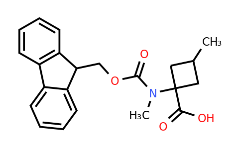 CAS 1702851-18-0 | 1-[9H-fluoren-9-ylmethoxycarbonyl(methyl)amino]-3-methyl-cyclobutanecarboxylic acid