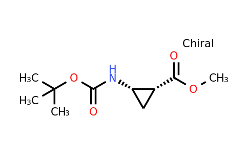 CAS 170299-60-2 | methyl cis-2-{[(tert-butoxy)carbonyl]amino}cyclopropane-1-carboxylate