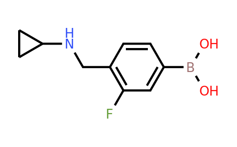 CAS 1704064-01-6 | (4-((cyclopropylamino)methyl)-3-fluorophenyl)boronic acid