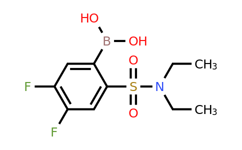 CAS 1704066-89-6 | (2-(N,N-diethylsulfamoyl)-4,5-difluorophenyl)boronic acid