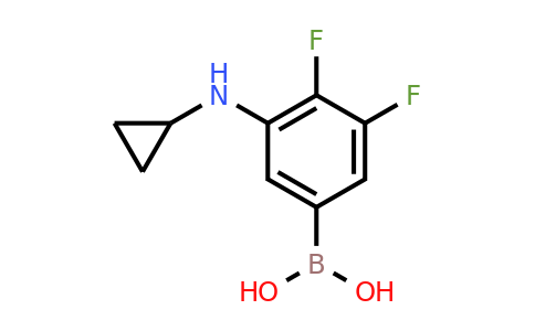 CAS 1704068-53-0 | (3-(cyclopropylamino)-4,5-difluorophenyl)boronic acid