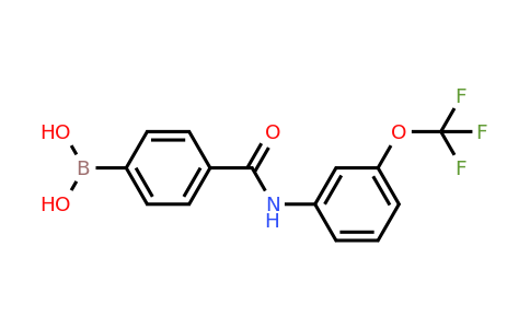 CAS 1704069-19-1 | (4-((3-(Trifluoromethoxy)phenyl)carbamoyl)phenyl)boronic acid