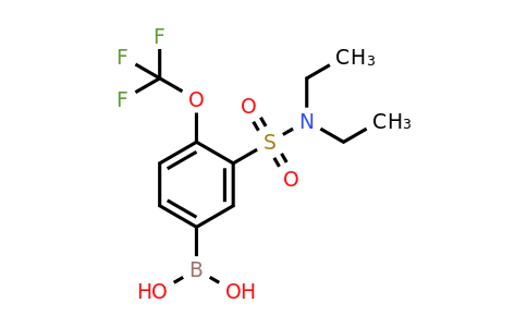 CAS 1704069-29-3 | (3-(N,N-diethylsulfamoyl)-4-(trifluoromethoxy)phenyl)boronic acid