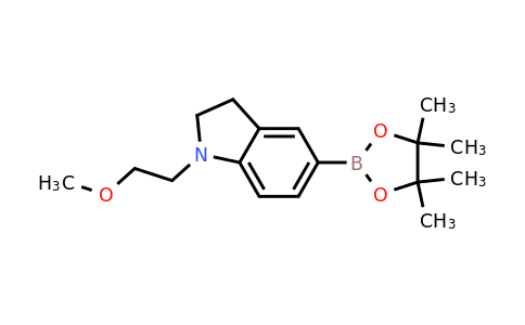 CAS 1704069-52-2 | 1-(2-methoxyethyl)-5-(4,4,5,5-tetramethyl-1,3,2-dioxaborolan-2-yl)indoline
