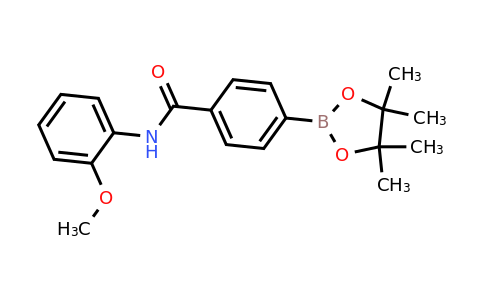 CAS 1704069-54-4 | N-(2-methoxyphenyl)-4-(4,4,5,5-tetramethyl-1,3,2-dioxaborolan-2-yl)benzamide