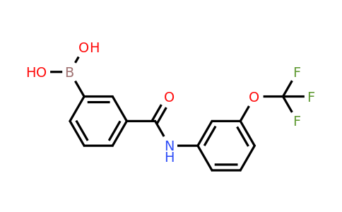 CAS 1704069-55-5 | (3-((3-(Trifluoromethoxy)phenyl)carbamoyl)phenyl)boronic acid