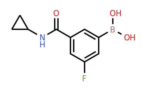 CAS 1704074-07-6 | (3-(cyclopropylcarbamoyl)-5-fluorophenyl)boronic acid