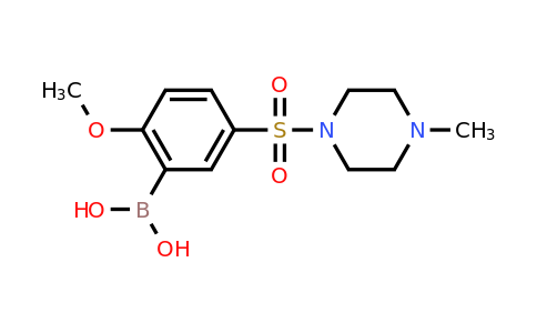 CAS 1704080-61-4 | (2-Methoxy-5-((4-methylpiperazin-1-yl)sulfonyl)phenyl)boronic acid