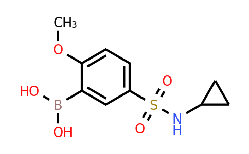 CAS 1704080-64-7 | (5-(N-Cyclopropylsulfamoyl)-2-methoxyphenyl)boronic acid