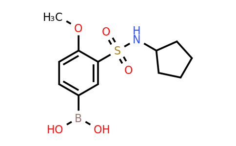 CAS 1704081-16-2 | (3-(N-cyclopentylsulfamoyl)-4-methoxyphenyl)boronic acid