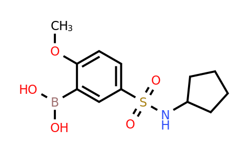 CAS 1704095-44-2 | (5-(N-cyclopentylsulfamoyl)-2-methoxyphenyl)boronic acid