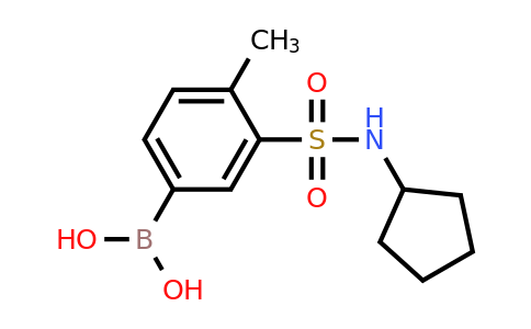 CAS 1704095-47-5 | (3-(N-cyclopentylsulfamoyl)-4-methylphenyl)boronic acid