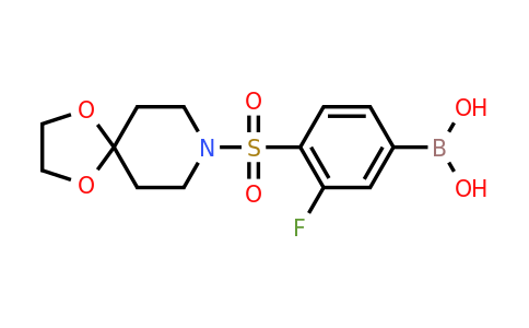 CAS 1704096-52-5 | (4-(1,4-dioxa-8-azaspiro[4.5]decan-8-ylsulfonyl)-3-fluorophenyl)boronic acid