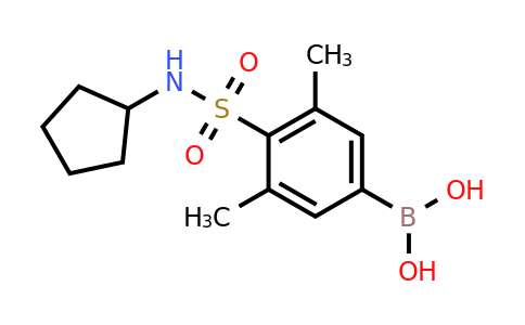 CAS 1704097-46-0 | (4-(N-cyclopentylsulfamoyl)-3,5-dimethylphenyl)boronic acid