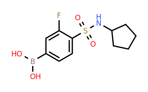 CAS 1704120-92-2 | (4-(N-cyclopentylsulfamoyl)-3-fluorophenyl)boronic acid