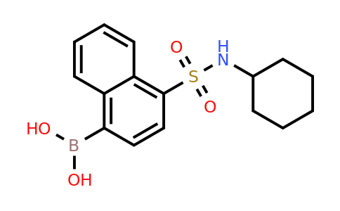 CAS 1704120-99-9 | (4-(N-cyclohexylsulfamoyl)naphthalen-1-yl)boronic acid
