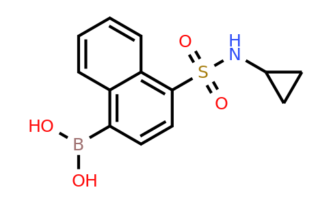 CAS 1704121-07-2 | (4-(N-cyclopropylsulfamoyl)naphthalen-1-yl)boronic acid