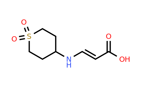 CAS 1704326-61-3 | 3-[(1,1-dioxothian-4-yl)amino]prop-2-enoic acid