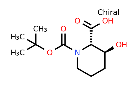 CAS 1704372-95-1 | (2S,3S)-1-[(tert-butoxy)carbonyl]-3-hydroxypiperidine-2-carboxylic acid