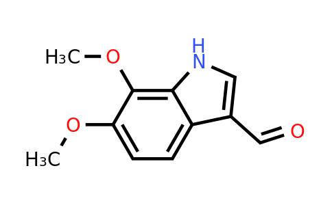 CAS 170489-28-8 | 6,7-Dimethoxy-1H-indole-3-carbaldehyde