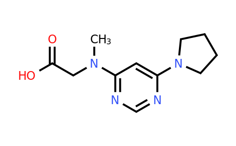 CAS 1706428-10-5 | 2-(Methyl(6-(pyrrolidin-1-yl)pyrimidin-4-yl)amino)acetic acid