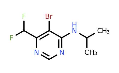 CAS 1706429-25-5 | 5-Bromo-6-(difluoromethyl)-N-isopropylpyrimidin-4-amine