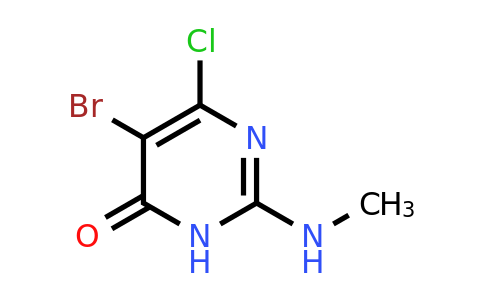 CAS 1706429-53-9 | 5-Bromo-6-chloro-2-(methylamino)pyrimidin-4(3H)-one