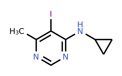 CAS 1706429-55-1 | N-Cyclopropyl-5-iodo-6-methylpyrimidin-4-amine