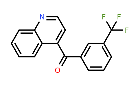 CAS 1706429-71-1 | Quinolin-4-yl(3-(trifluoromethyl)phenyl)methanone