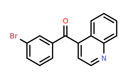 CAS 1706429-73-3 | (3-Bromophenyl)(quinolin-4-yl)methanone