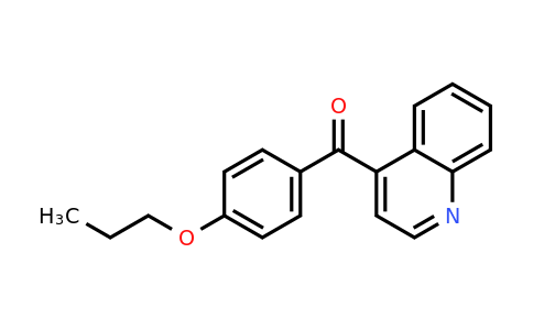 CAS 1706429-74-4 | (4-Propoxyphenyl)(quinolin-4-yl)methanone