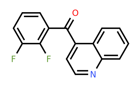 CAS 1706429-82-4 | (2,3-Difluorophenyl)(quinolin-4-yl)methanone