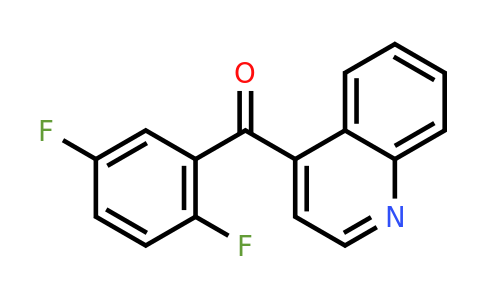 CAS 1706429-84-6 | (2,5-Difluorophenyl)(quinolin-4-yl)methanone