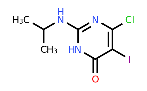 CAS 1706432-25-8 | 6-Chloro-5-iodo-2-(isopropylamino)pyrimidin-4(3H)-one
