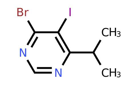 CAS 1706432-32-7 | 4-Bromo-5-iodo-6-isopropylpyrimidine