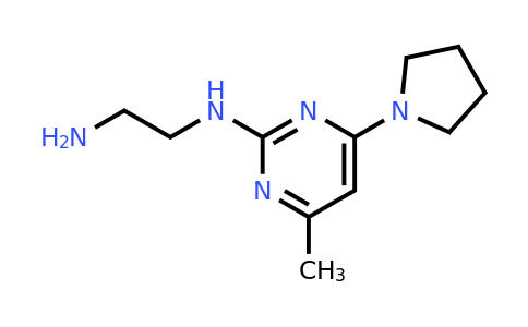 CAS 1706435-50-8 | N1-(4-Methyl-6-(pyrrolidin-1-yl)pyrimidin-2-yl)ethane-1,2-diamine