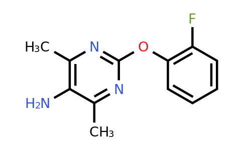 CAS 1706435-62-2 | 2-(2-Fluorophenoxy)-4,6-dimethylpyrimidin-5-amine