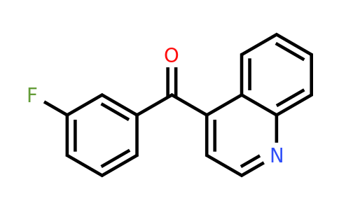 CAS 1706436-13-6 | (3-Fluorophenyl)(quinolin-4-yl)methanone