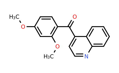 CAS 1706436-30-7 | (2,4-Dimethoxyphenyl)(quinolin-4-yl)methanone