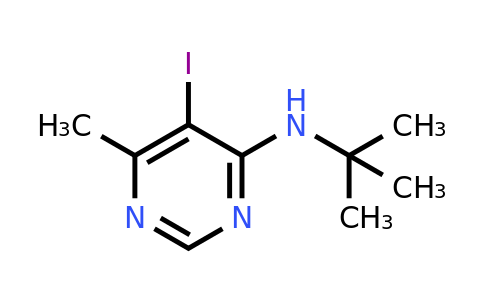CAS 1706437-84-4 | N-(tert-Butyl)-5-iodo-6-methylpyrimidin-4-amine