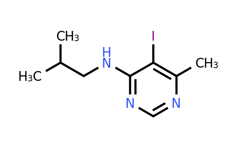 CAS 1706440-12-1 | 5-Iodo-N-isobutyl-6-methylpyrimidin-4-amine