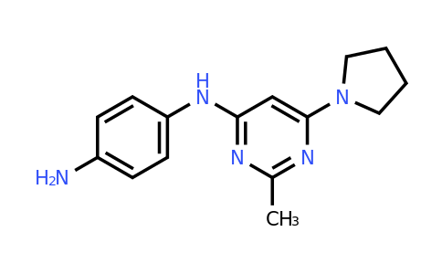 CAS 1706441-18-0 | N1-(2-Methyl-6-(pyrrolidin-1-yl)pyrimidin-4-yl)benzene-1,4-diamine