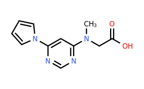 CAS 1706442-58-1 | 2-((6-(1H-Pyrrol-1-yl)pyrimidin-4-yl)(methyl)amino)acetic acid