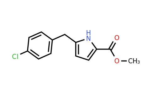 CAS 1706443-48-2 | Methyl 5-(4-chlorobenzyl)-1H-pyrrole-2-carboxylate