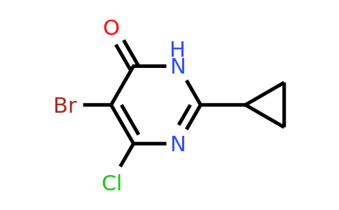 CAS 1706444-09-8 | 5-Bromo-6-chloro-2-cyclopropylpyrimidin-4(3H)-one