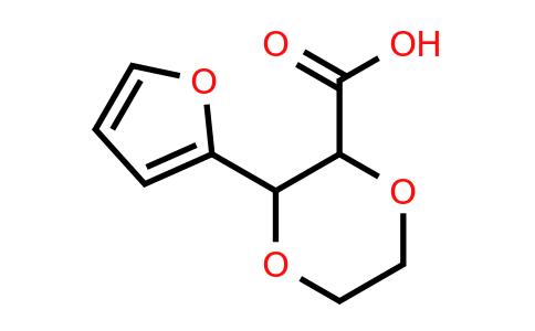 CAS 1706444-75-8 | 3-(Furan-2-yl)-1,4-dioxane-2-carboxylic acid