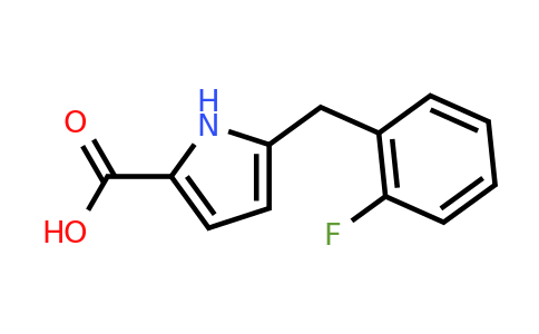 CAS 1706445-05-7 | 5-(2-Fluorobenzyl)-1H-pyrrole-2-carboxylic acid