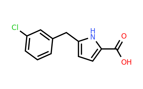 CAS 1706445-08-0 | 5-(3-Chlorobenzyl)-1H-pyrrole-2-carboxylic acid