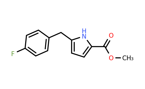 CAS 1706446-20-9 | Methyl 5-(4-fluorobenzyl)-1H-pyrrole-2-carboxylate